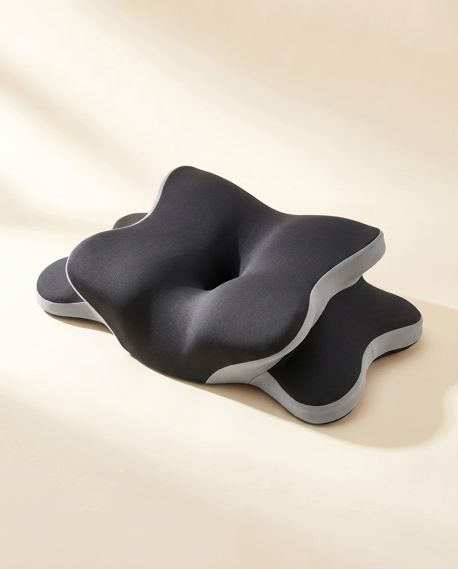 Alignova Ergonomic Memory Foam Cervical Pillow — Neck & Shoulder Support for Side & Back Sleepers